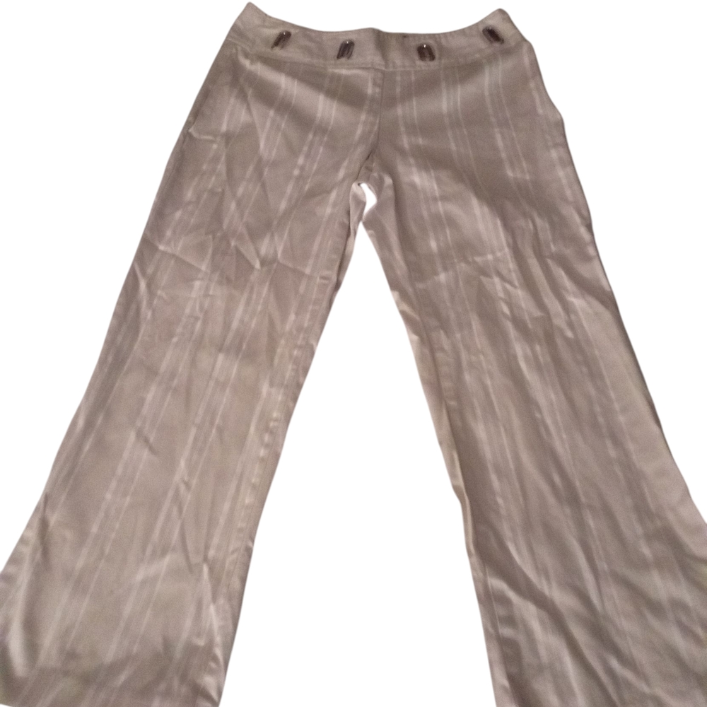 White House Black Market Cream Trousers
